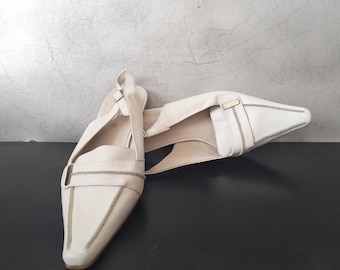 White Shoes Leather/EUR 38