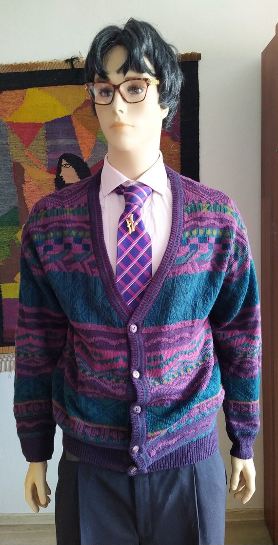Pull italien en laine pour homme vintage taille 52 Etsy France