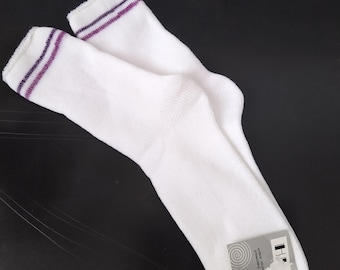 White Sports Sock
