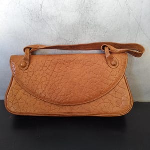 Real Leather Handbag Vintage 60s