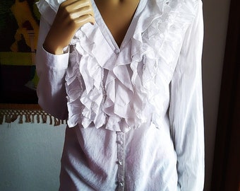 テディベアフリルブラウス - Etsy 日本