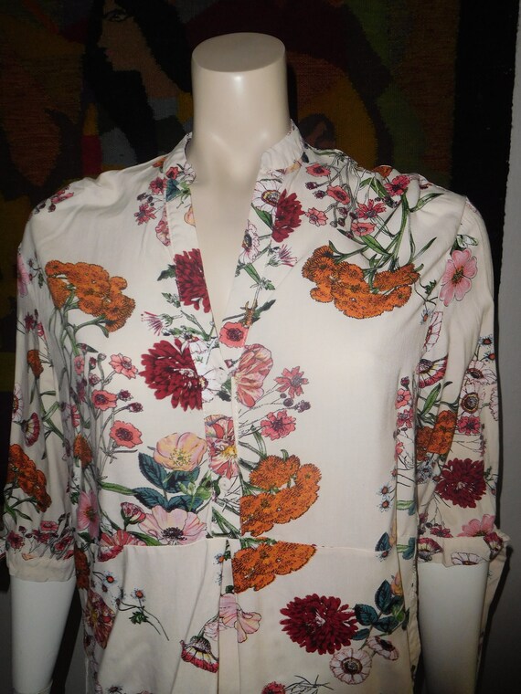 100 Rayon blouse Jowell vintage atypische mouwen gratis verzending Etsy Nederland