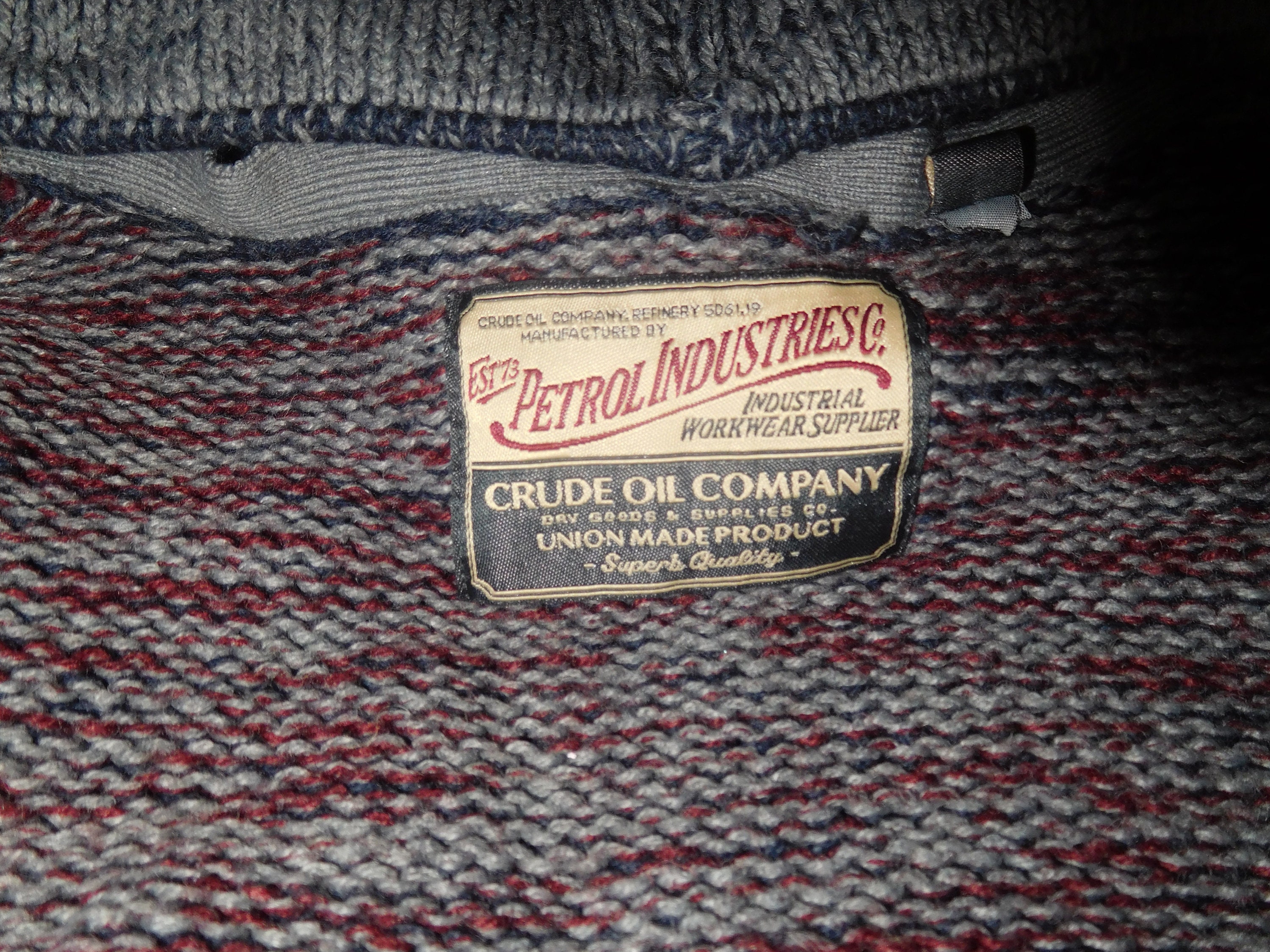 Petrol Industries Sweater amazing Jumper hood vintage Etsy UK