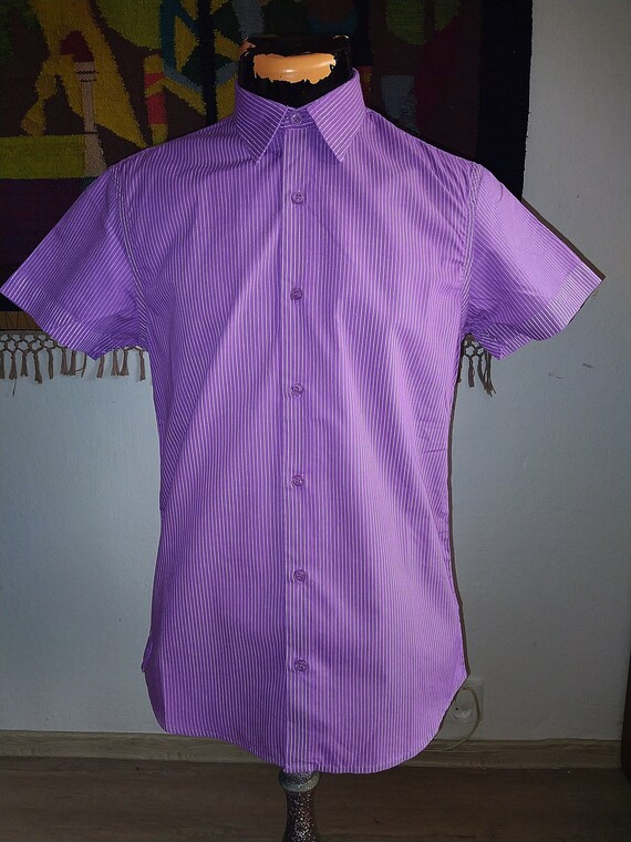 Violet Cotton Shirt smog 99s Etsy Australia