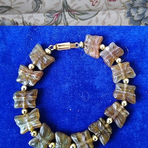 Glass Beads Bracelet Butterfly