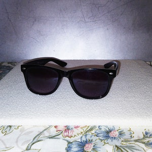 Occhiali da sole vintage neri F314