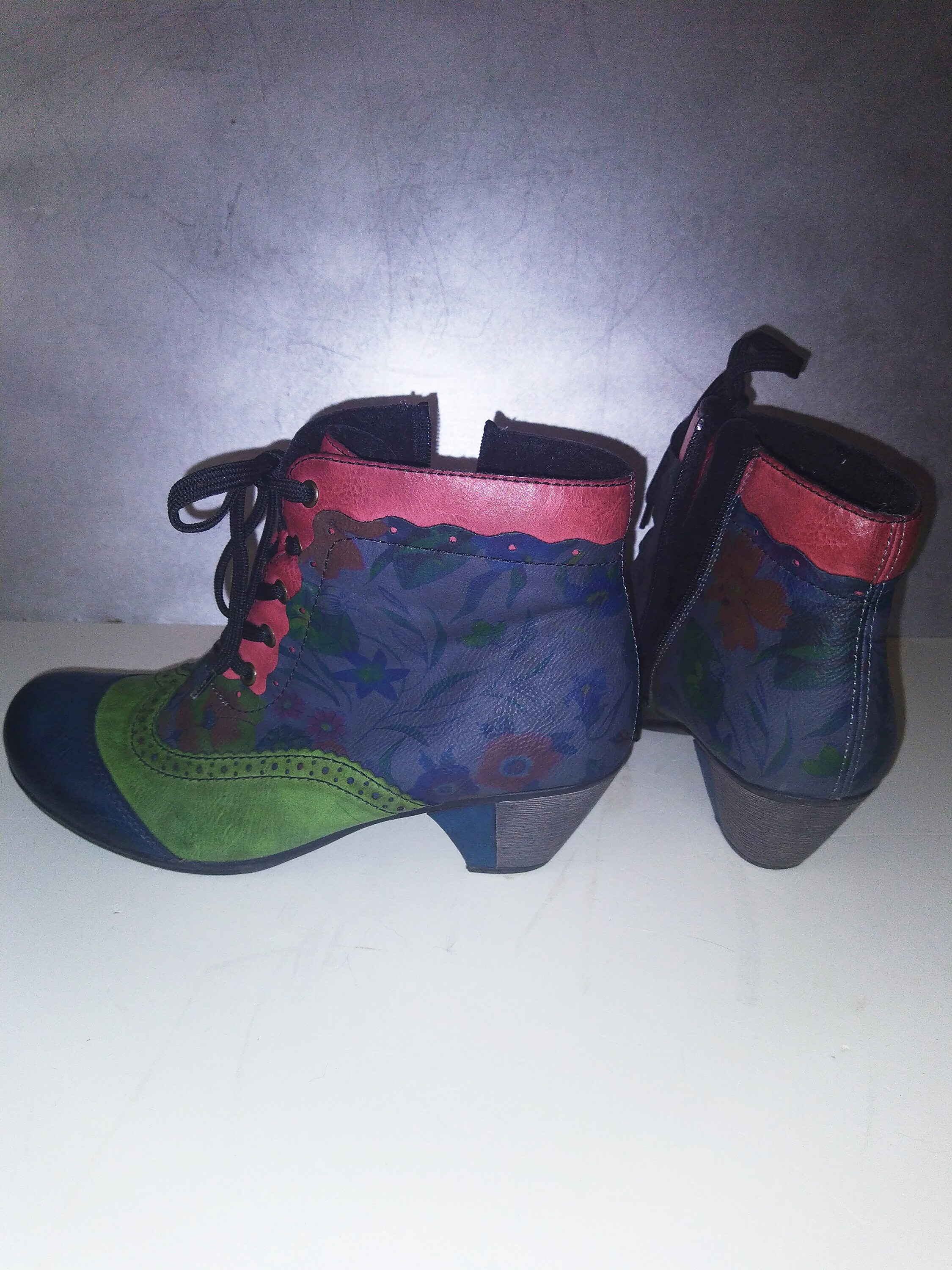 Multicolored Ankle Boots eur 42 US 10 Etsy UK