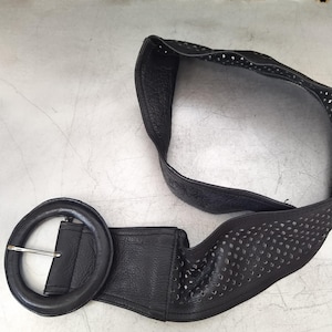 Wide Black Belt