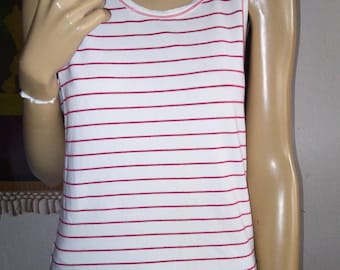 Blusa listrada de algodão