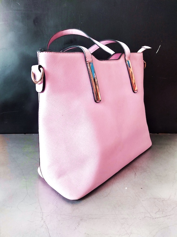 Miss Kha Cuelga Bolsos bandas de color rosa : : Moda