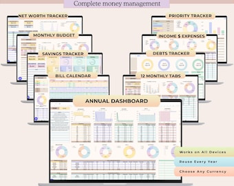 Personal Finance Tracker | Budget Planner Google Sheets Template
