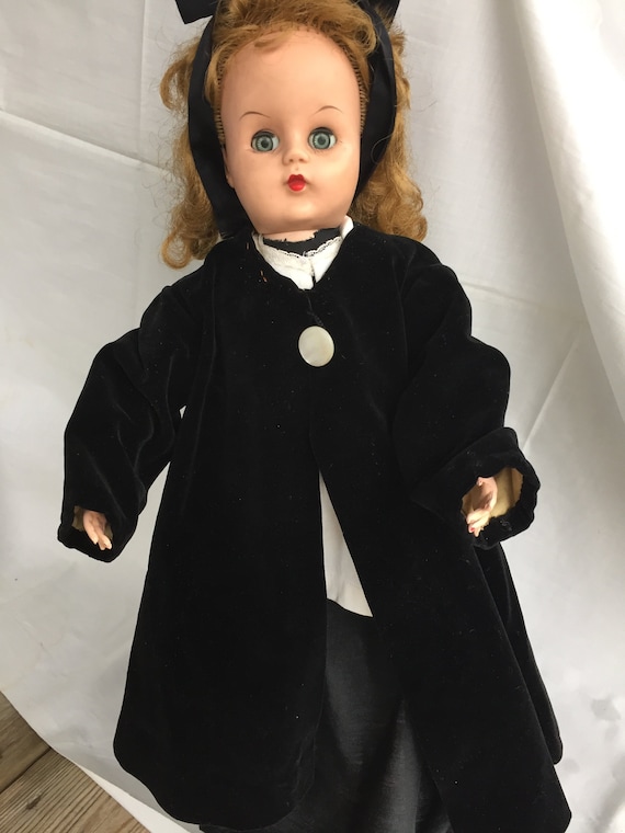 black velvet doll