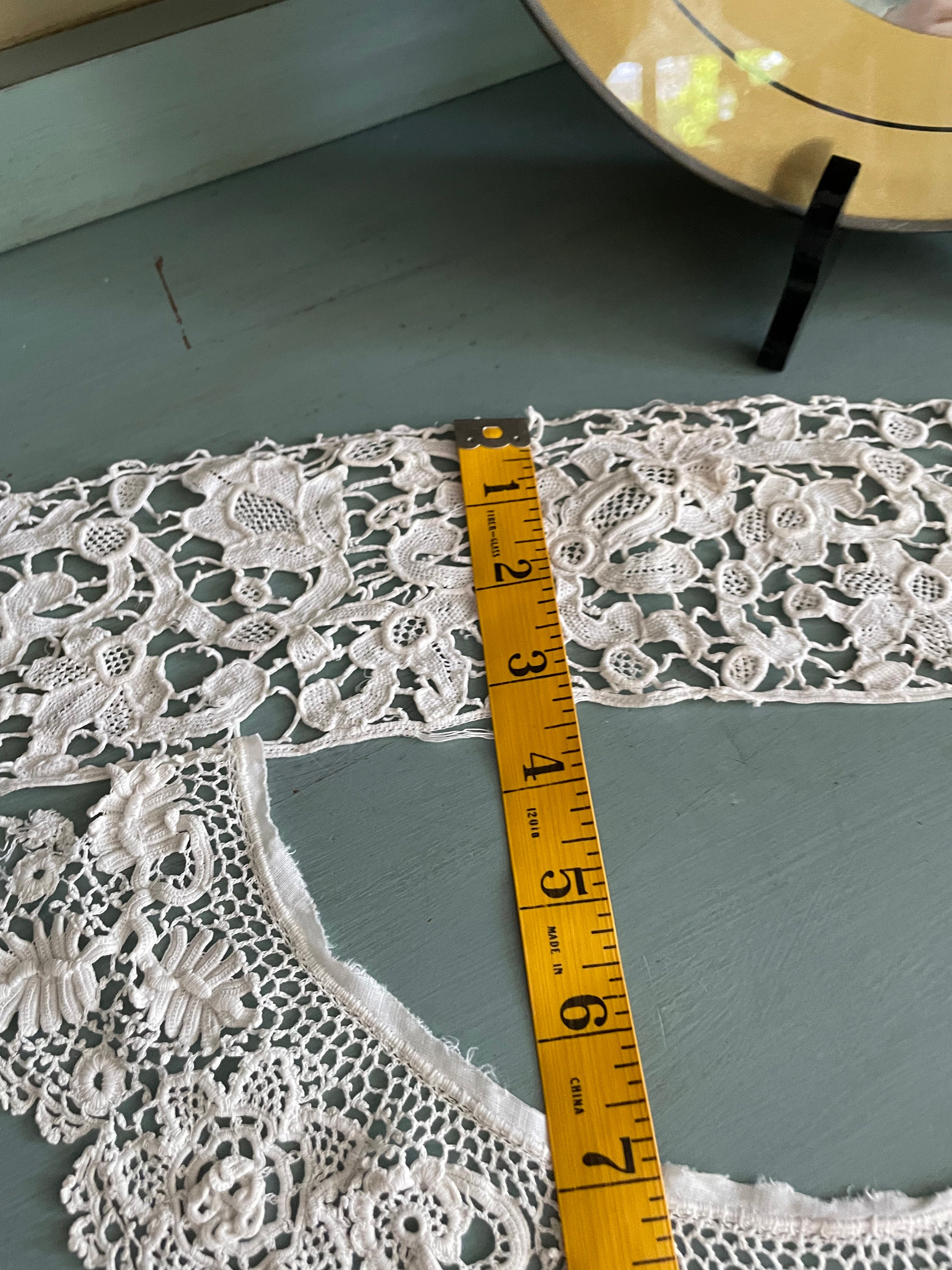 Antique Irish Lace Tatting Collars 1900s Fine Needlework Etsy