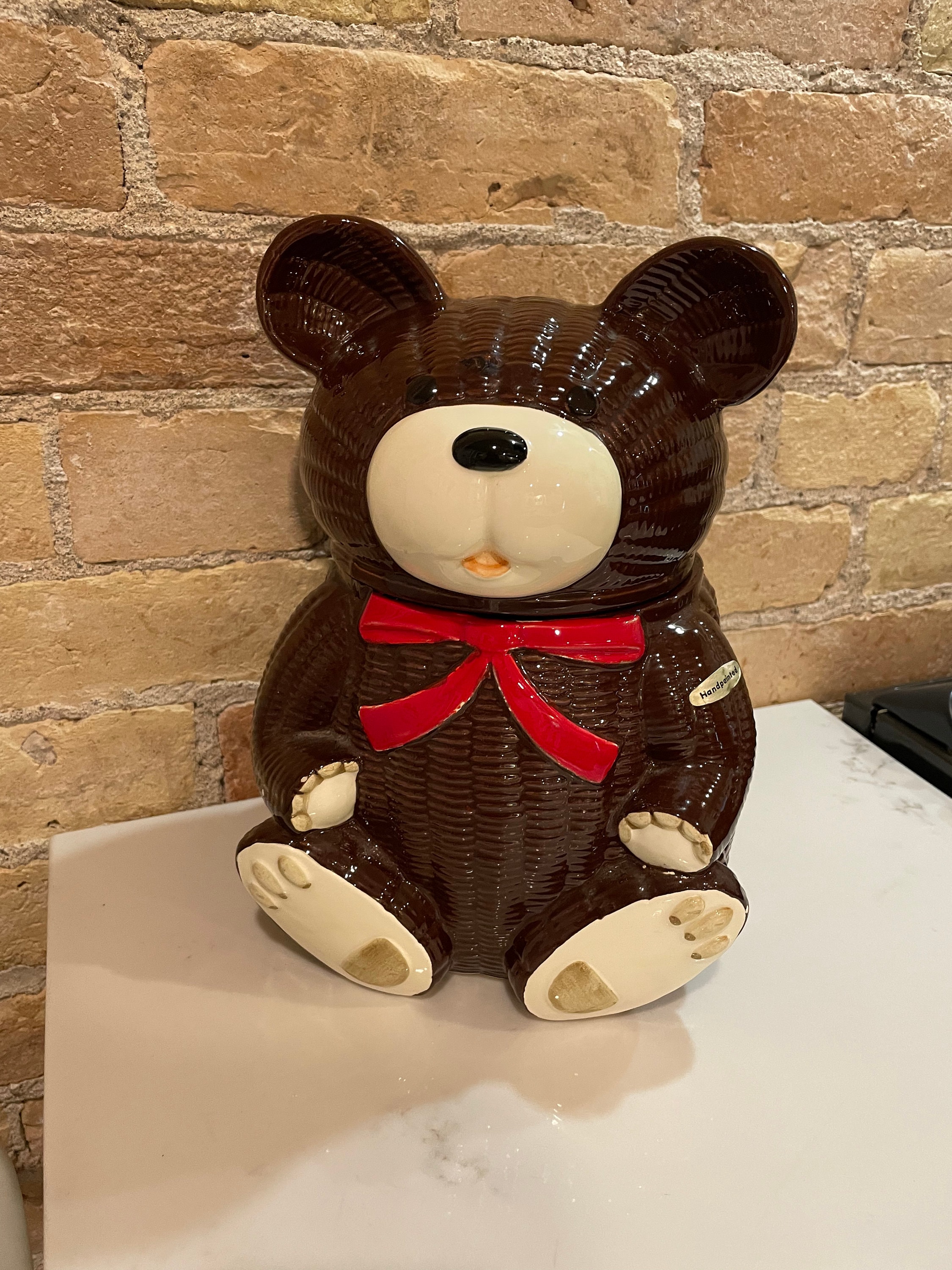 Vintage Honey Bear Cookie Jar in Original Box 1983 Otagiri Japan