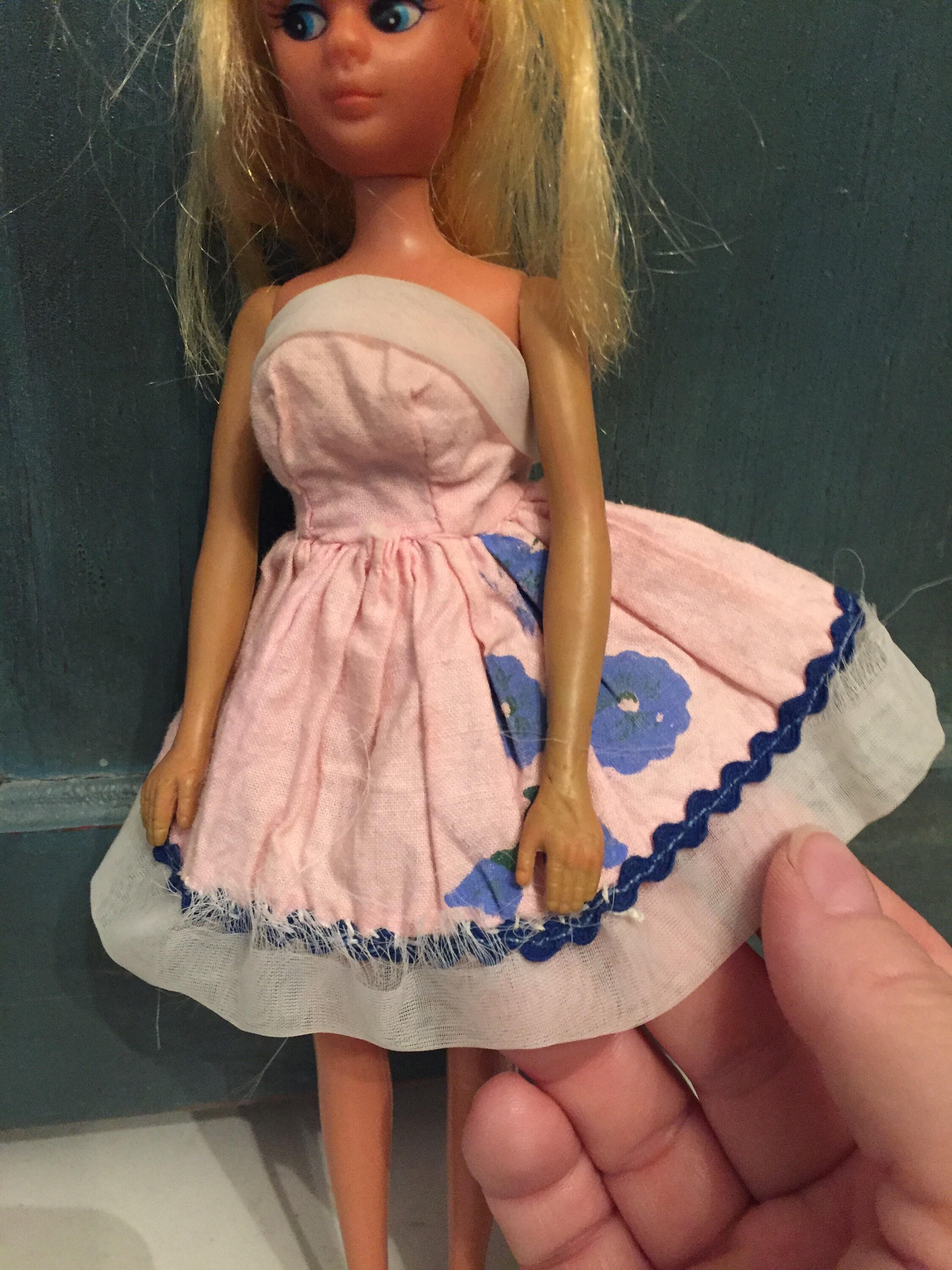 Vintage Skipper Fashion Handmade Dress To Fit Vintage