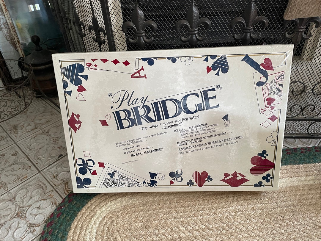 Vintage Play Bridge Board game 1989 in sealed box never opened - Etsy.de