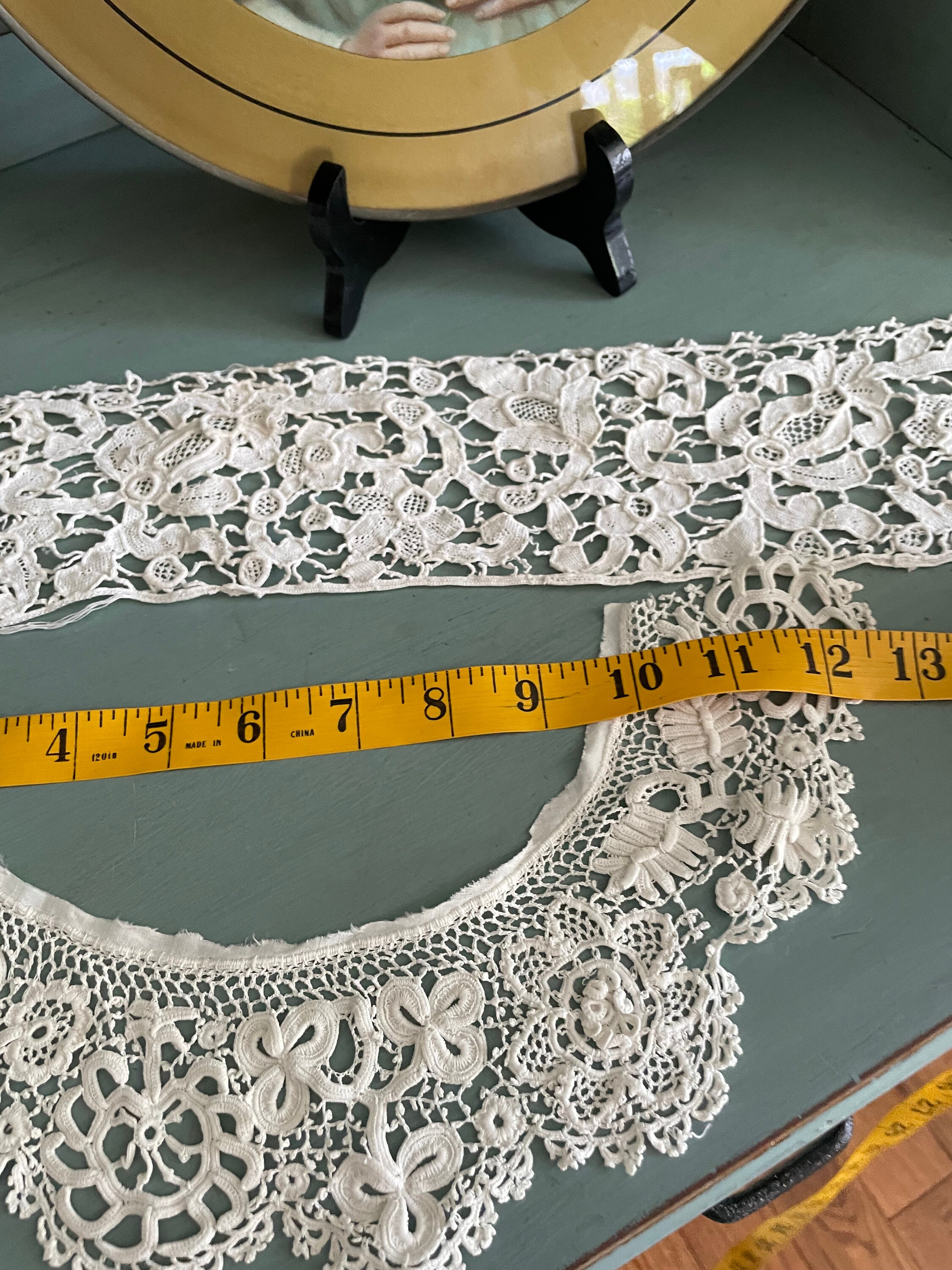 Antique Irish Lace Tatting Collars 1900s Fine Needlework Etsy