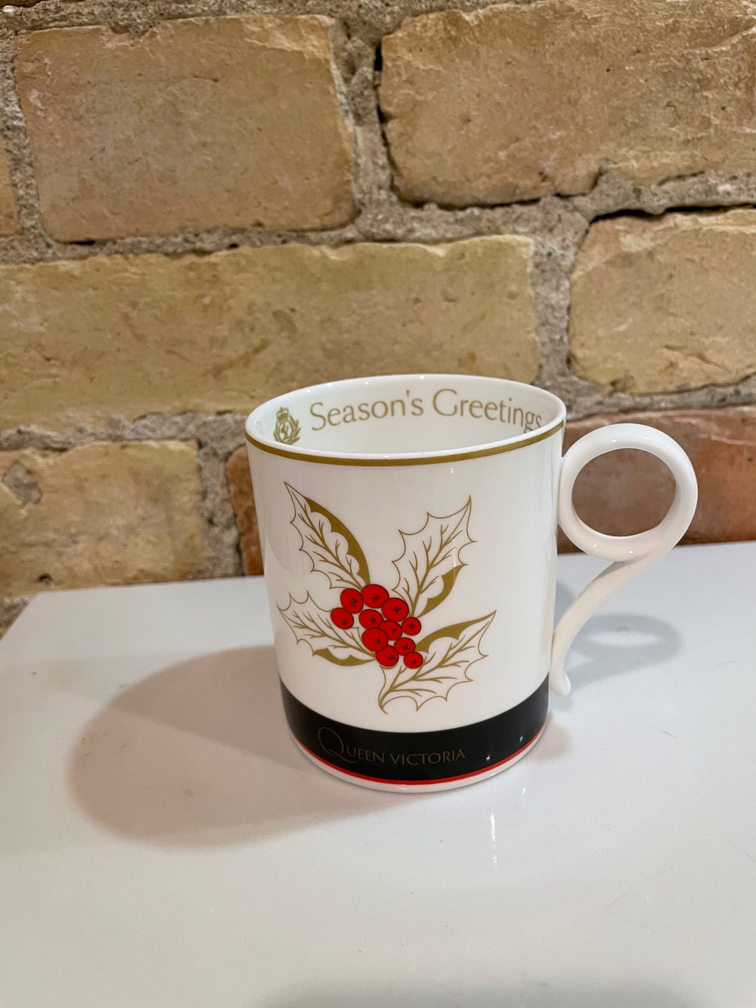 Vintage Cunard Christmas Mug Collectible Cruise Ship Fine China Etsy