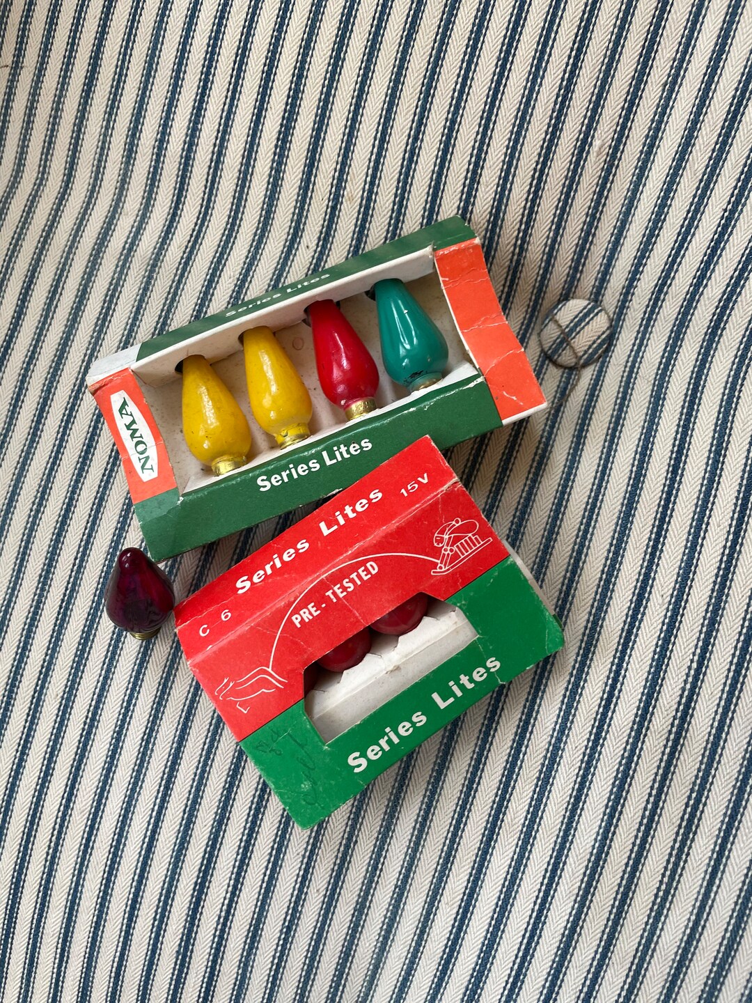 Vintage Replacement Christmas Tree Light Bulbs Noma Series 1940/50s Etsy