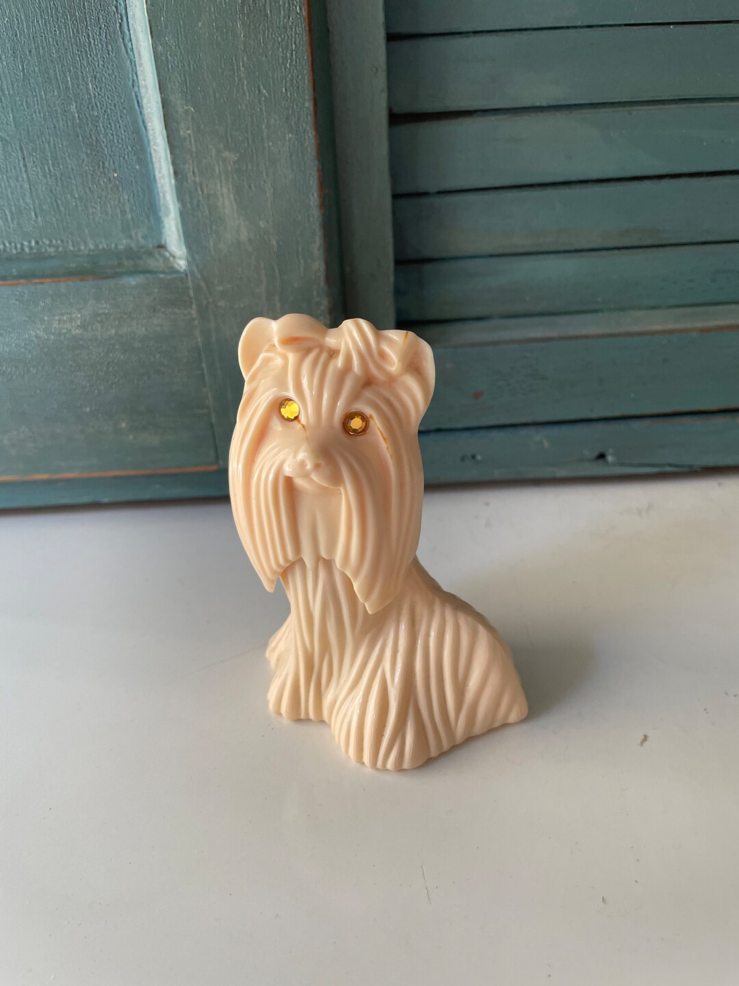 Vintage Yorkshire Dog Perfume Bottle Avon 1970s Etsy