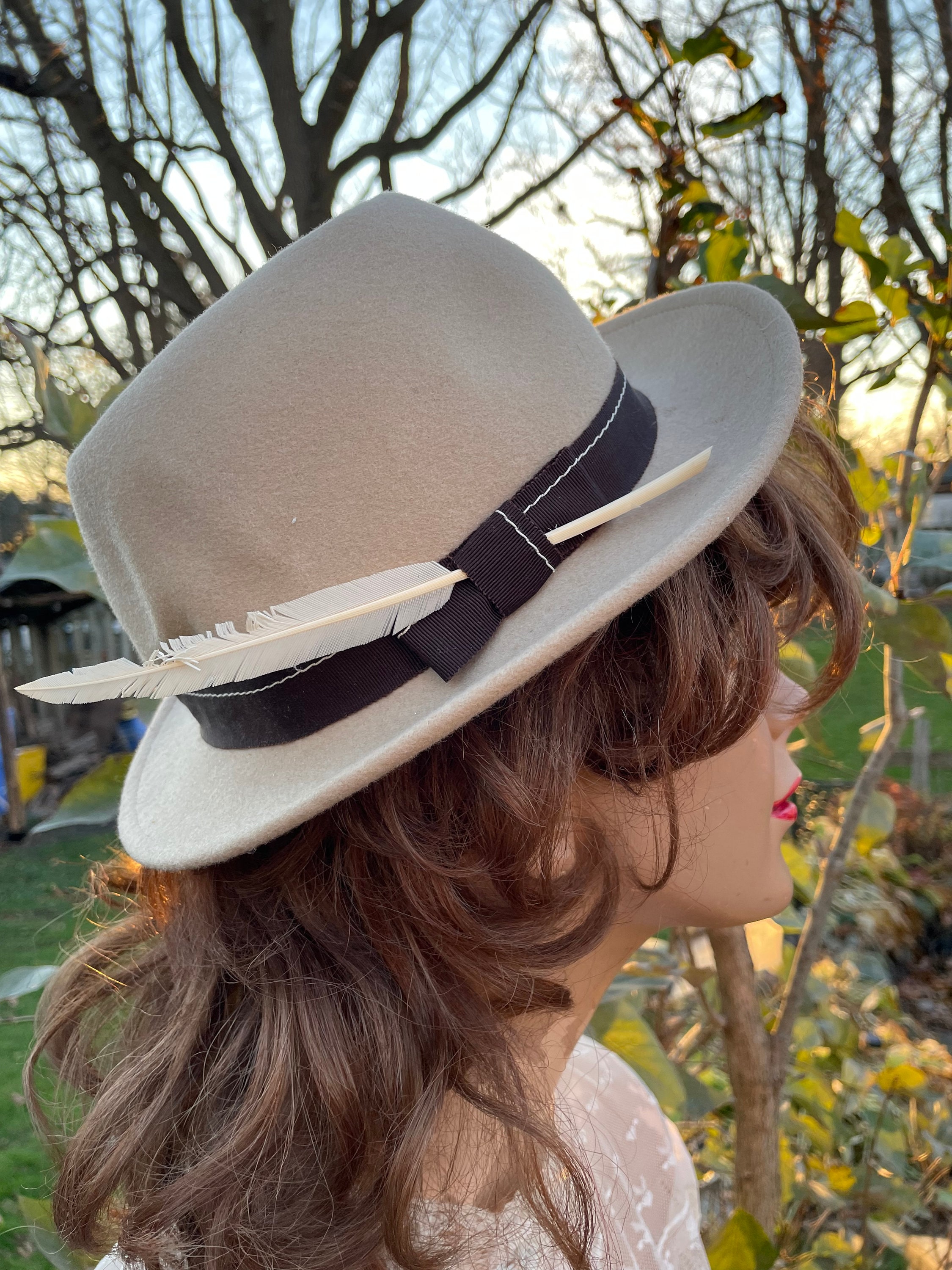 Vintage M\'sieu Leon Hat Splendora Wool Made in Canada M main image 2