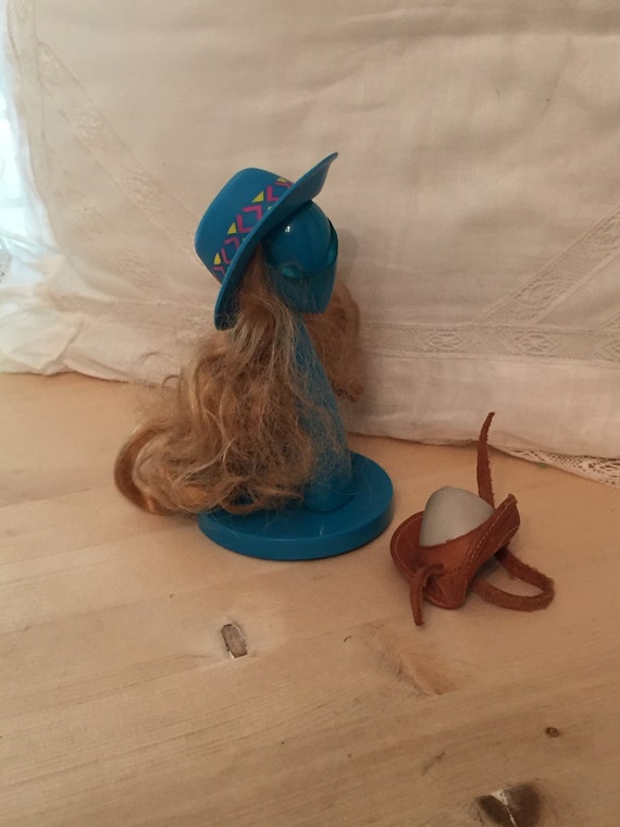 Vintage Barbie Magic Change Hair 1993 Mattel Pretty Cowgirl Hat più cappello  extra -  Italia