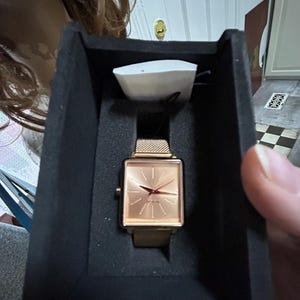 Nixon Rose Gold ladies wrist watch in original box  K Squared Milanese Never used 2010