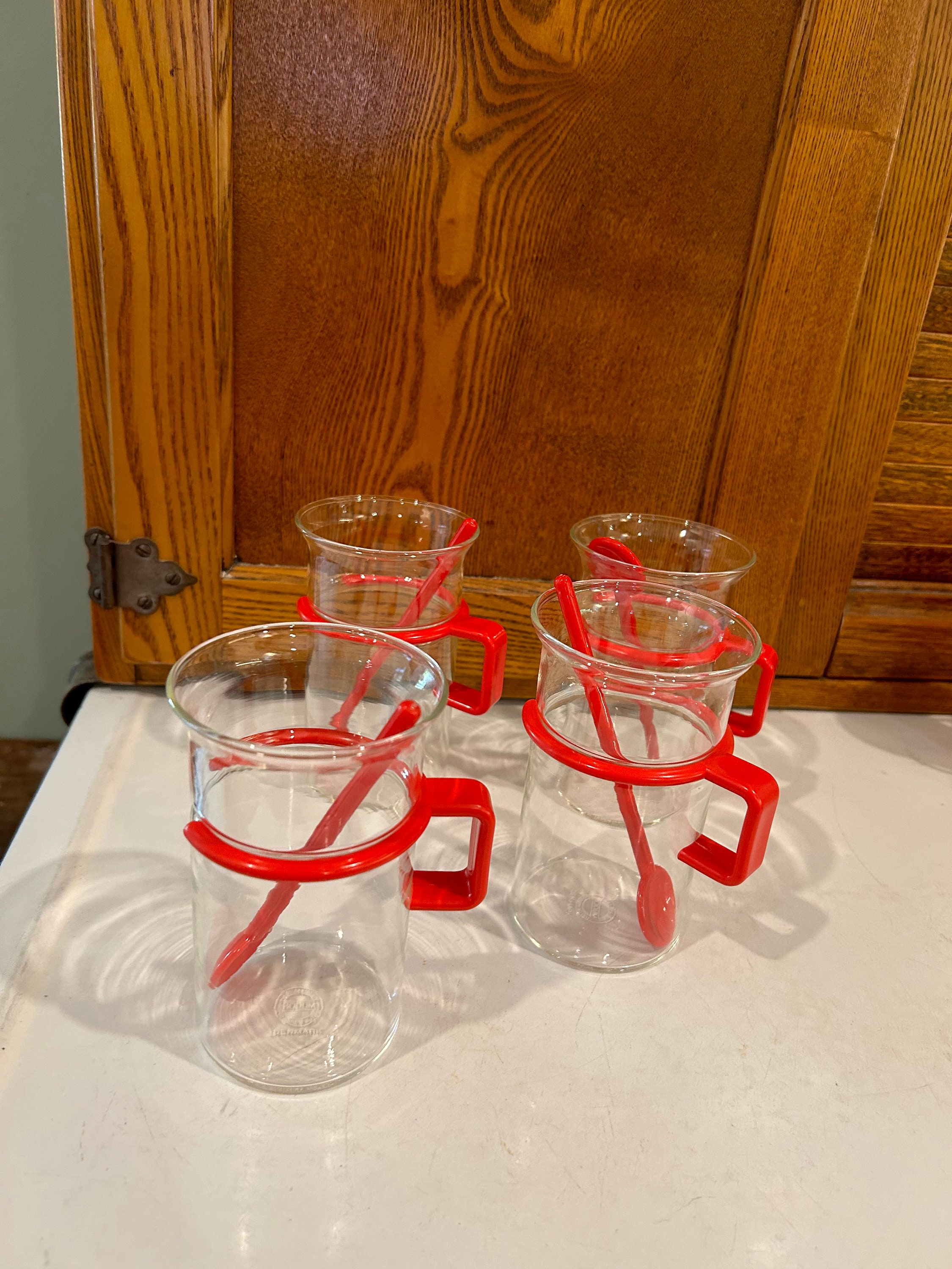 Bodum Bistro Bodum Tall Glasses Vintage Bodum Bistro Red