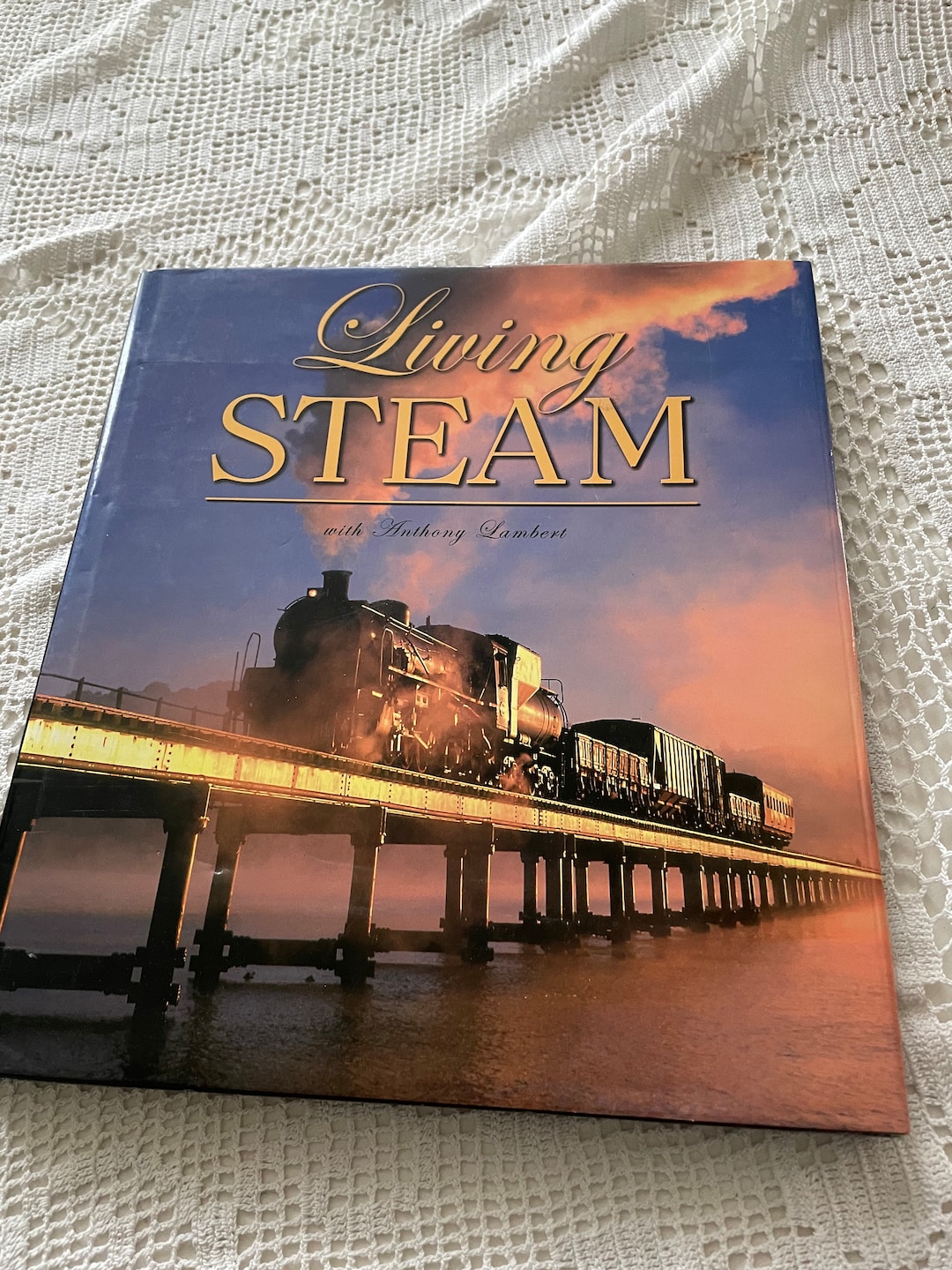 Vintage Train Book living Steam by Anthony Lambert Etsy