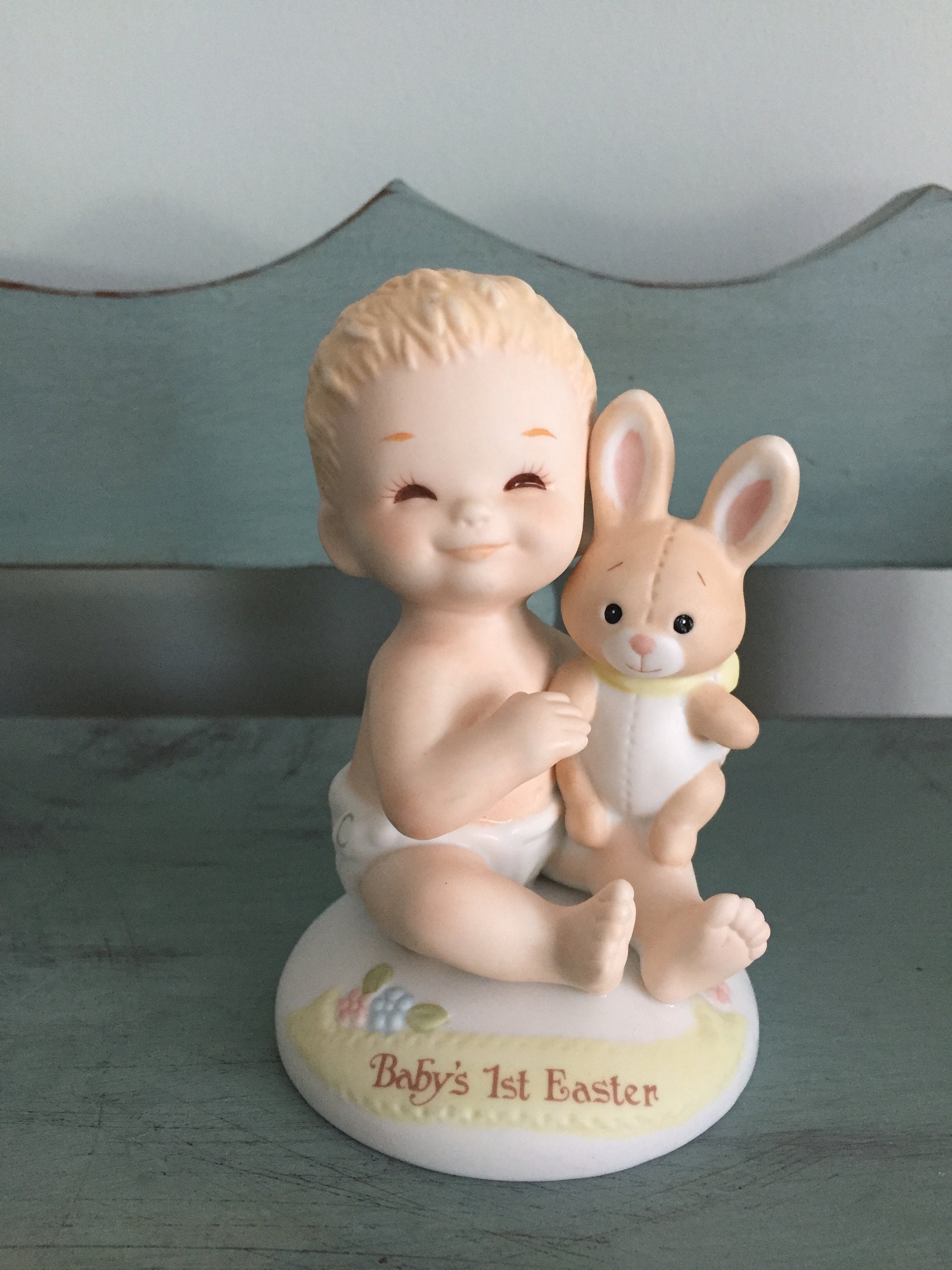 Vintage Enesco Baby's First Easter 1983 - Etsy