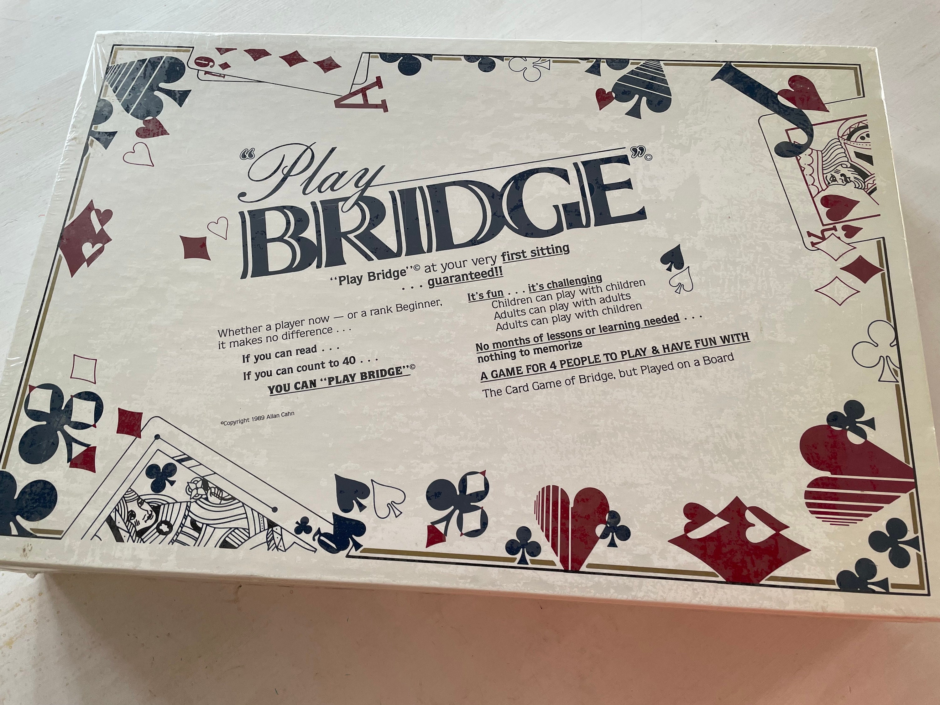 Buy Vintage Play Bridge Board Game 1989 in Sealed Box Never Opened Online  in India 