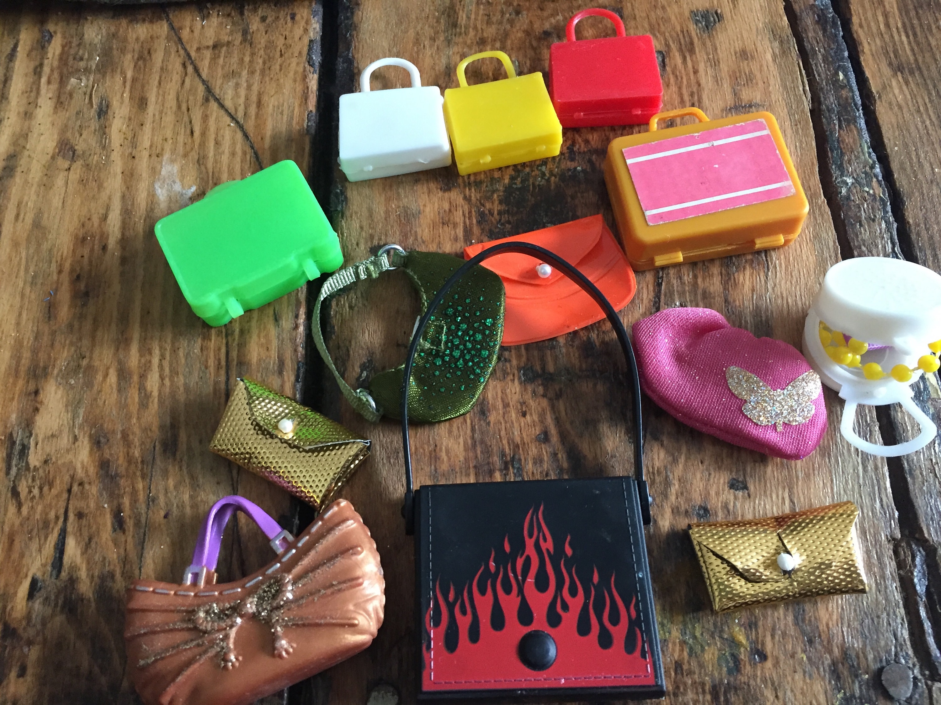 Barbie doll purse hot sale