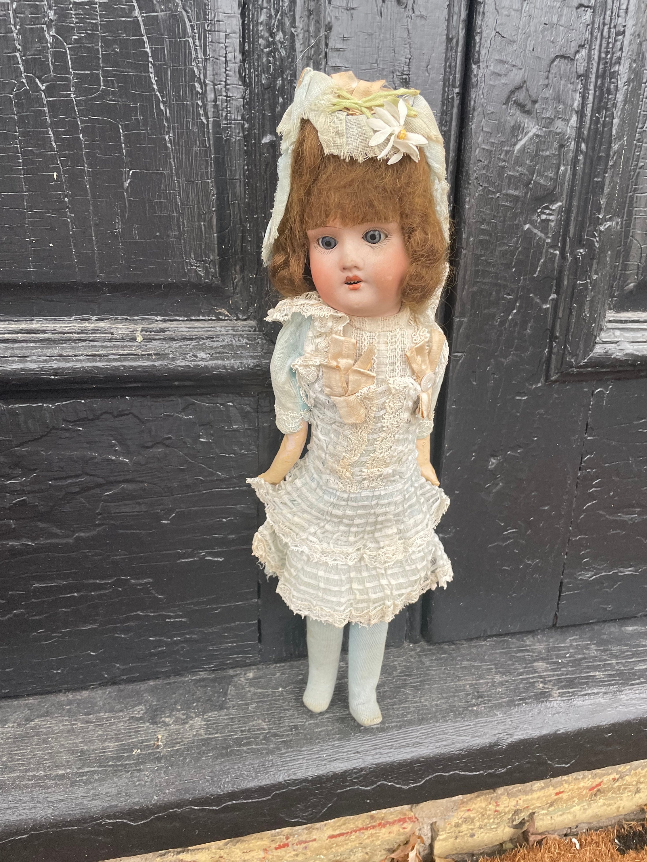 Antique Doll French /german Porcelain Head Rare and Early in