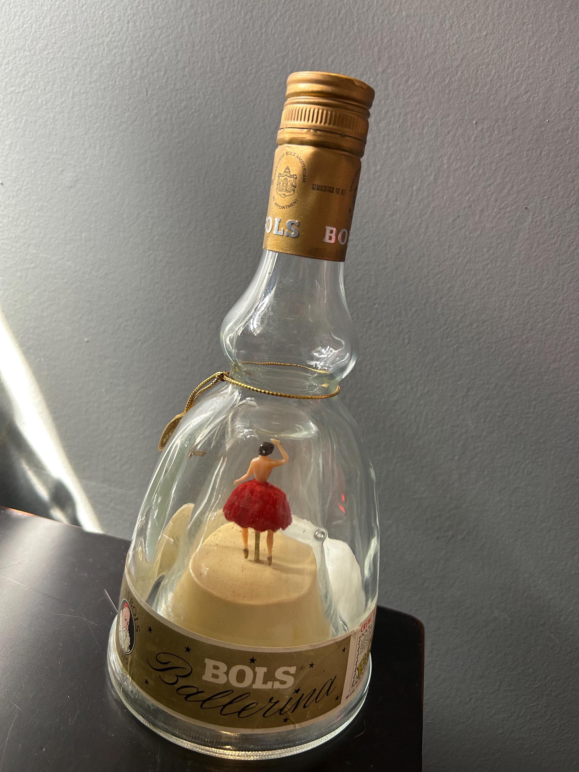 BOLS Ballerina クレーム・ド・バナーヌ Bols Ballerina. Gold Liqueur.Decantador musical. Holanda. En