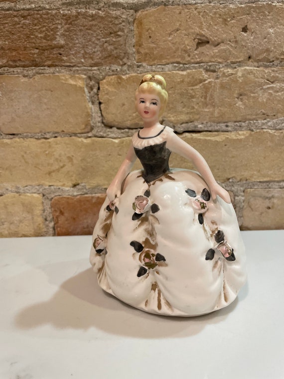 Vintage Samson Import Co 1963 Blonde Lady With Rose Dress Head