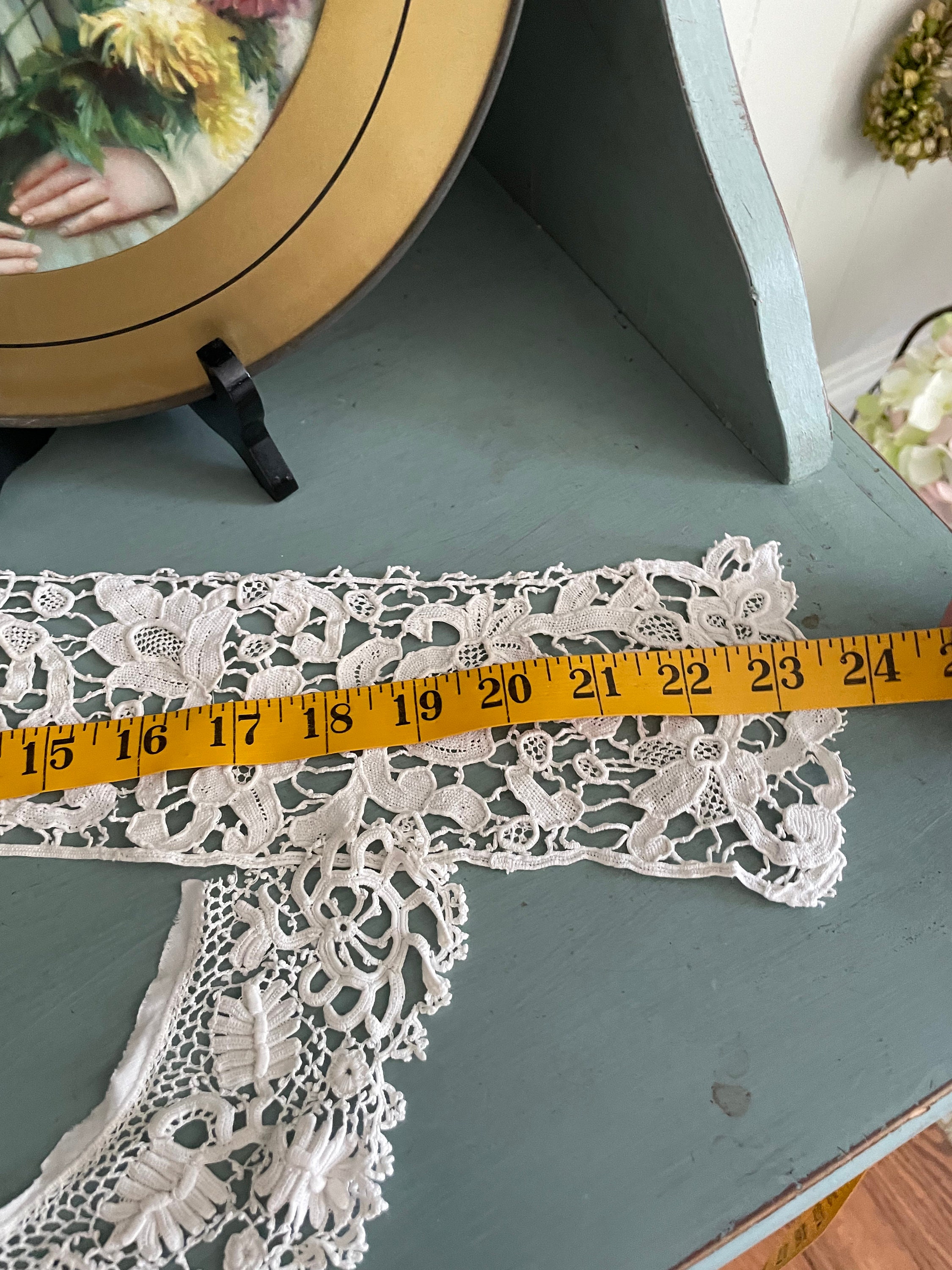 Antique Irish Lace Tatting Collars 1900s Fine Needlework Etsy