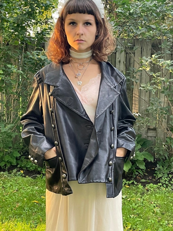 steampunk leather jacket
