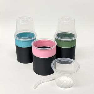 Set of 4 Micro Self-Watering Pots for Sinningia Ping Seedlings