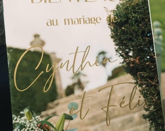LOT STICKERS pour réaliser panneau bienvenue mariage