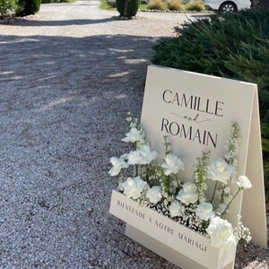 Lot stickers pour réaliser panneau de bienvenue mariage