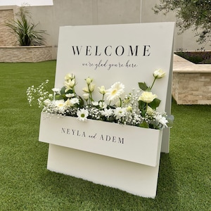 Set di adesivi per realizzare un cartello di benvenuto per matrimonio