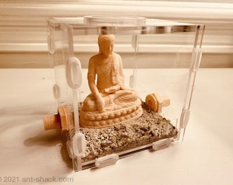 Middelgrote outworld-kit "Buddha" - Premium mierennest formicariumkit