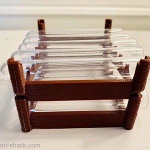 Stackable Test Tube Rack incl. Test Tubes & Cotton Premium - Etsy