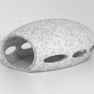 Reptile / Spider Cave “Space Cocoon” - Marble Hide for Geckos, Lizard & Spiders