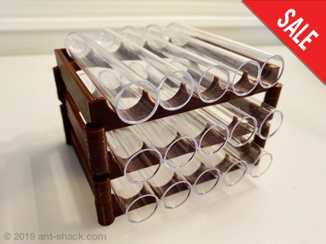 Stackable Test Tube Rack incl. Test Tubes & Cotton - Etsy