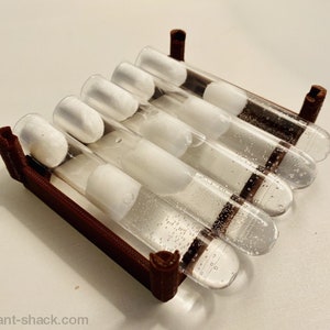 Stackable Test Tube Rack (incl. Test Tubes & Cotton) - Etsy