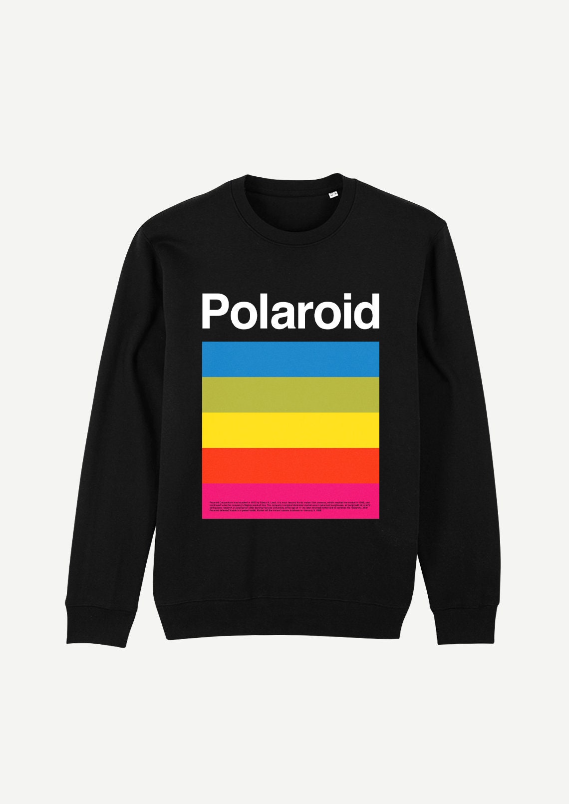 polaroid sweatshirt white