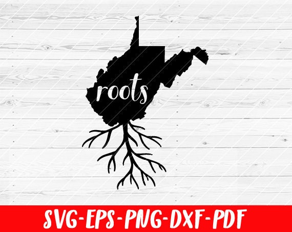 Download West Virginia Roots Svg Home Native Map Vector Svg Design Etsy