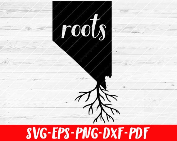 Nevada Roots SVG File Home Native Map Vector SVG Design ...