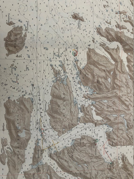 Vintage Navigation Charts